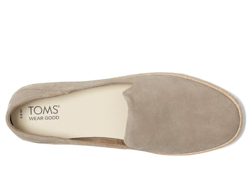 Image of TOMS Women's Carolina Slip-on Espadrille, Leather Upper