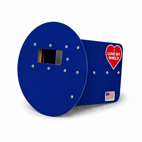 TWSupply Blue Pancake Welding Hood Right Handed 2 x 4-1/4 Lens Welding Shield ANSI Z87.1 Lightweight Low Profile