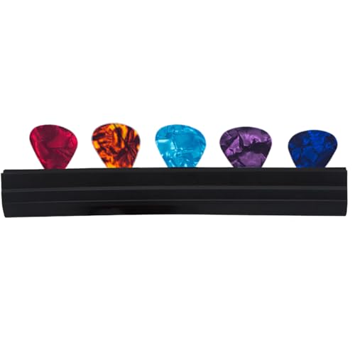 RAYTRUTH ピックホルダー ギター ベース マイクスタンド対応 ピック5枚付