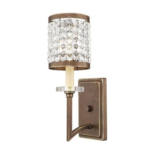 Image of Livex Lighting 50561-64 Gramercy 1-Light Wall Sconce, Hand Painted Palacial Bronze