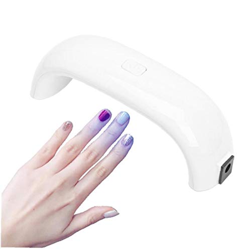 1PC mini USB de uas Secador de 9W esmalte de uas para el curado de la l�mpara del secador del clavo del arte del clavo de la manicura Herramientas de uas seco port�til de la l