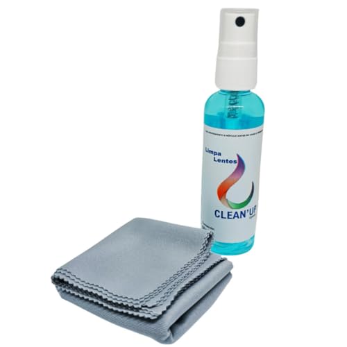 KIT LIMPA TELAS 120ML + 5 FLANELA POLIESTER MULTIUSO TV COMPUTADOR CELULAR ÓCULOS