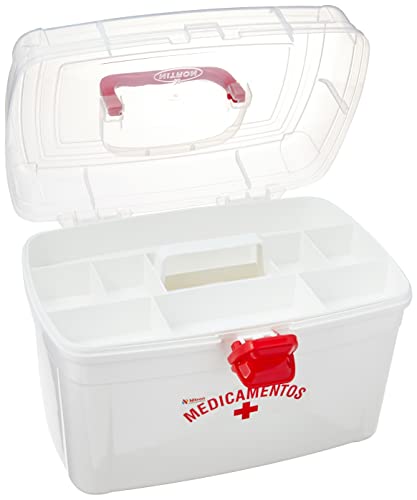 Medicamentos Frasqueira Grande Ccom Bandeja Nitronplast Branco