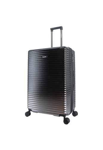Blue Elite Travel Suitcase / Luggage / Trolley / Baggage 74 cm (Large) 8 Wheels Black2