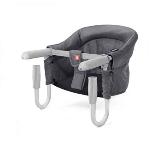 See Baby Multi-Function Folding Portable Children's Travel Dining Chair, Grey