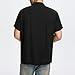 Mexico Guayabera Shirts for Men Short Sleeve Cinco De Mayo Button Down Shirt Cuban Guayabera Shirt for Casual Summer Beach Wear Black X-Large