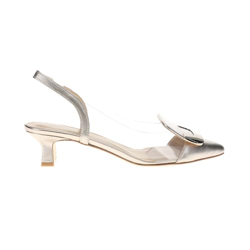 VANELi Womens Tamira Pointed Toe Slingback Pumps Dress Casual Low Heel 1-2