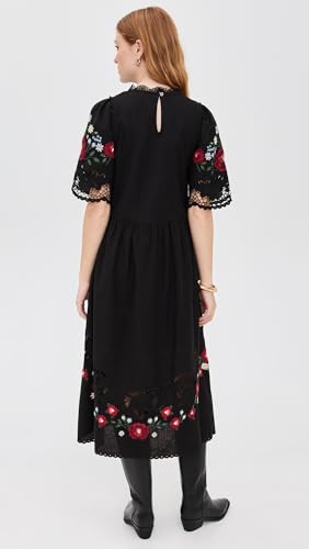 Sea Women's Rosaline Embroidery Midi Dress3