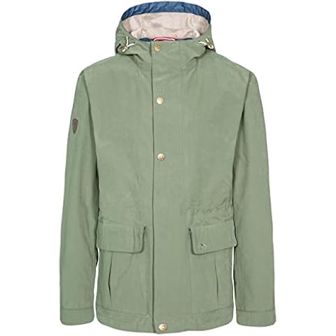 Trespass Men's Waterproof Jacket with Hood Cover