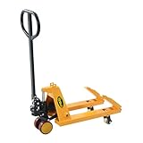 APOLLOLIFT Mini Pallet Jack Truck, Foldable Pallet Truck 2200 lbs Capacity 31.5' L x 15' W Narrow Forks, Manual Pallet Jack with Foldable Forks and Handle, Easy Storage