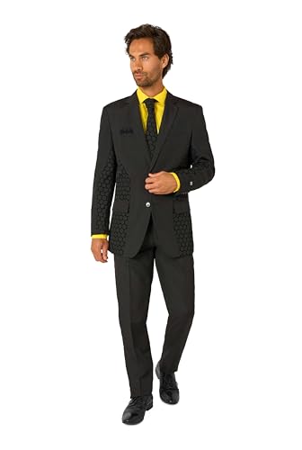 Opposuits Men's DC Comics Heroes Suit – Batman Style Party Outfit –  Includes Blazer, Pants & Tie – Formal Costume for Parties, Events & Cosplay 