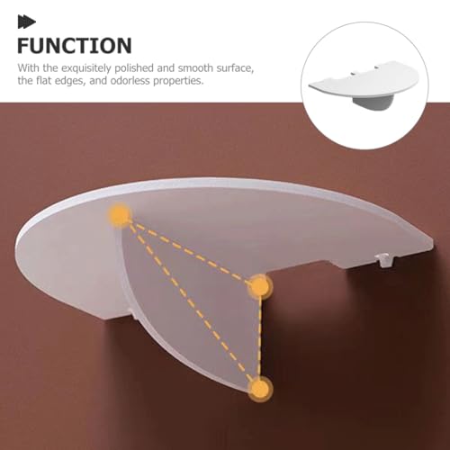 Soporte de pared para proyector y estante flotante para router WiFi 4