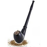 White Leaf Classic Vintage Tobacco Pipe Wooden Smoking Pipe (7 Inch Long) with Removable Pipe Give It The Unique Touch of Smoke Durable Hard Wood Material Handmade Classic Retro Sailor Pipe