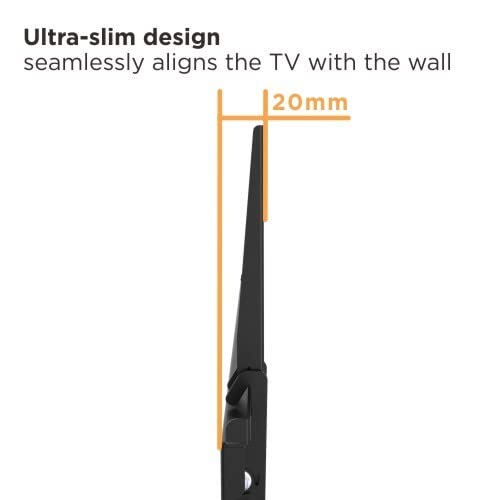 Image of Gadget Wagon 32-65 inch TV Wall Mount | LED and Curved TVs, Super Slim Design | 50 Kgs Capacity
