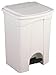 18 gal. Rectangular White Trash Can