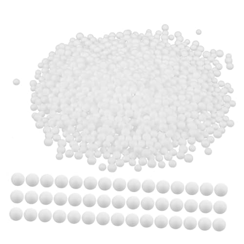 HEALEEP 1 Bean Bag Filler Particles for DIY Crafts Safe and Soft Stuffing for Sofa Pillows and Pack of Versatile Beads for Creative Projects and Home Decor