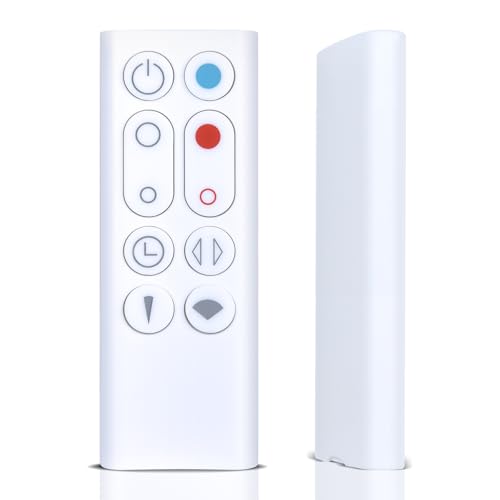 WKOLF Replaced Remote Control Compatible with Dyson Hot + Cool Heater Tower Fan AM09(White)