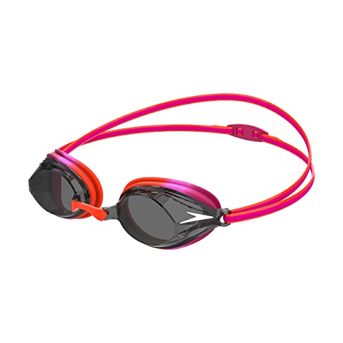 Speedo Unisex Volwassen Junior Vengeance Zwemmende Bril, Elektrische Roze/Salso/Flamingo/Rook, Één Grootte