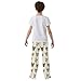 J JOYSAY Fashion Cats Glasses Beige Pattern Pajamas Pants Soft Long Pajama Bottoms Lounge Sleep Pants Lightweight Sweatpants with Pockets Size M
