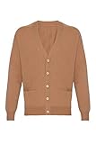Men's Pure Cashmere Cardigan Beige XX-Large