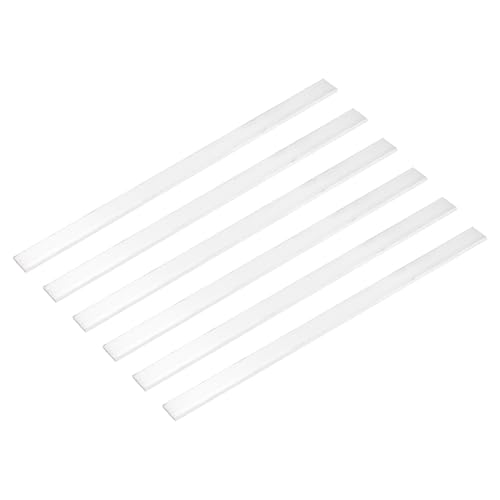 Image of MECCANIXITY 6 Pcs Square Aluminum Flat Bar, 1 /8 inch (3mm) Thick x 23 /32 inch (18mm) Width x 12 inch (305mm) Long 6061 Aluminum Flat Plate Solid New Mill Stock Silver for Industrial Building