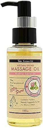 Amazon ゼラニウムブレンド アロマオイル 100ml ベースオイル ライスブランオイル マッサージオイル キャリアオイル ボディオイル Sin マッサージオイル