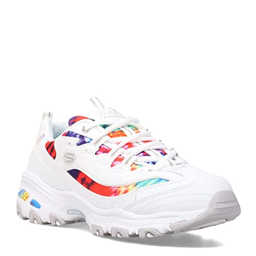 Baskets Skechers D'Lites Summer Fiesta pieds sensibles femme blanc 35.5