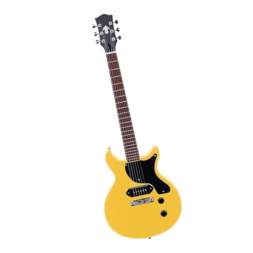 Guitare électrique adulte jaune pour vibrer lors de vos performances