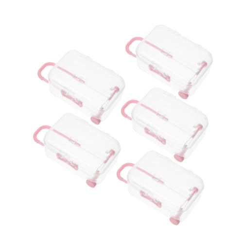 Boîte de rangement valise plastique Cabilock contre la perte des petits bijoux - 6