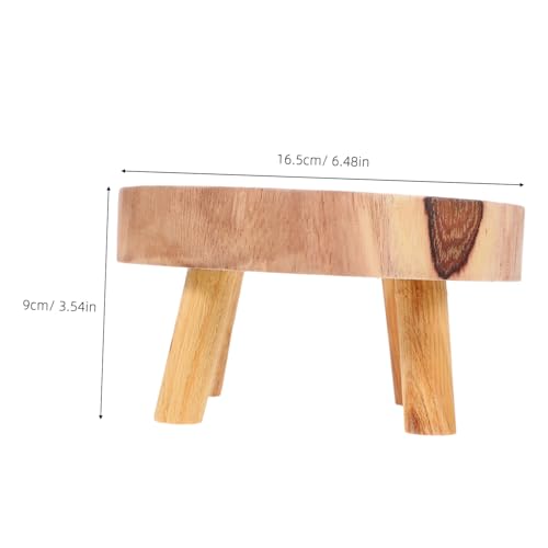 Support pour pots de fleurs stand d'artisanat deco maison en bois - 3