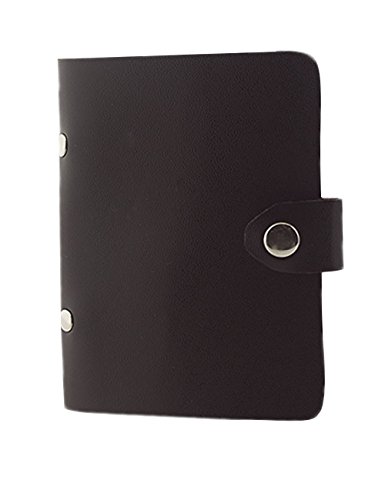 Preisvergleich Produktbild BONAMART ® PU Leder Kreditkartenetui Visitenkarte Fall Visitenkartenetui Kartenbeutel Kartenmappe mit 20-Slot Braun