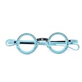 Titanium Alloy Eye Trial Frame, Ultra-Lightweight, 3 Lens Slots - Suitable for Optician Shops, Eye Clinics & Ophthalmic Teaching (68MM)