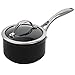 ProCook Professional Ceramic - Stielkasserolle mit Deckel - mit Keramikbeschichtung - Induktion - 14 cm - 1,2 l - Stieltopf - Kochtopf - CoolTouch Griffe - induktionsgeeignet