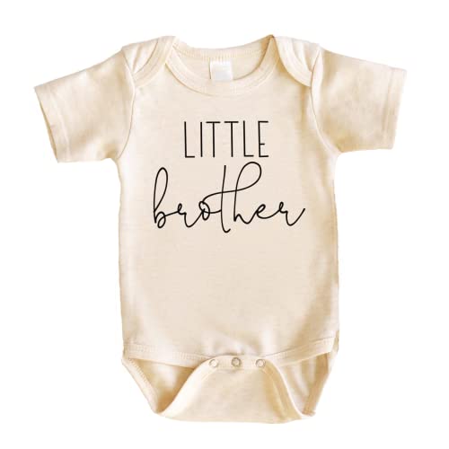 Image of Bump and Beyond Designs Little Brother Shirt for Boys Baby Announcement
