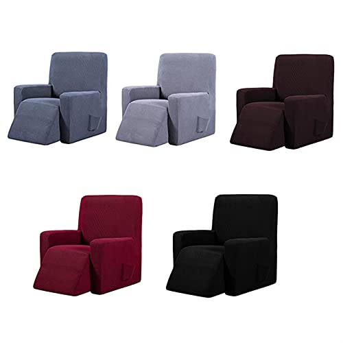 Cubierta de silla de reclinación elástica impermeable con protector de sofá ajustable 8