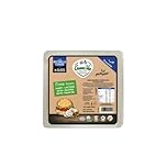 GreenVie Mozzarella Slices – 500g (25 Slices) | Vegan Mozzarella Cheese Alternative | Melts Beautifully | Vitamin B12 | Allergen-Free | No Palm Oil or Preservatives | Dairy-Free & Certified Vegan