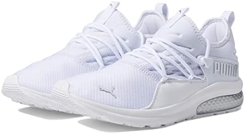 PUMA Women's ELECTRON 2.0 SPORT Sneaker, Puma White-Puma Silver, 8 | Image 3