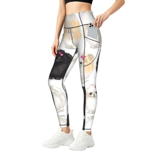 Leggings de cintura alta WBQLSL pantalones de yoga elásticos suaves premium
