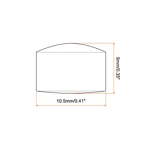 Image of PATIKIL Diameter 10.5mm Double Convex Lens, 10 Pcs Acrylic LED Optical Convex Condenser Lens for Physics Classrooms Labs, Transparent