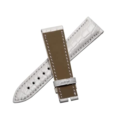 Bracelet en cuir alligator bleu rose pour montre Ulysse Nardin Dual Time au quotidien