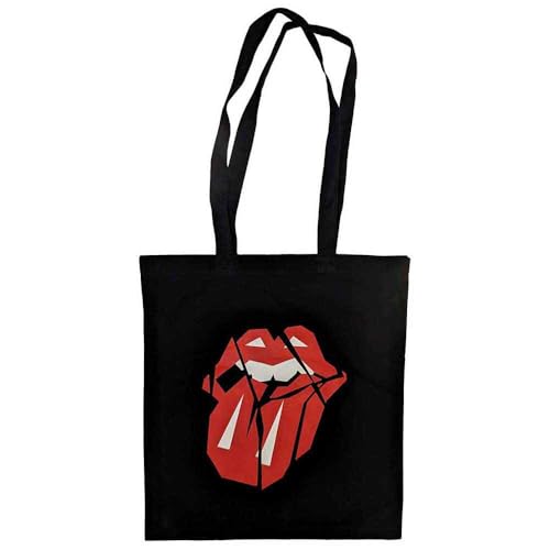 The Rolling Stones Tote Bag Hackney Diamonds Shards Official Black One Size