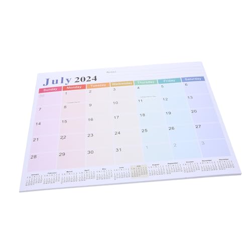Beaupretty 磁気冷蔵庫用ヶ月英語壁掛けカレンダー レイアウト マグネット式計画表 軽量持ち運び可能 家族や友人向け日常スケジュール管理