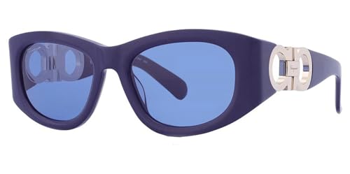 Image of Ferragamo Women's Sf1082s 53Mm Sunglasses, Blue