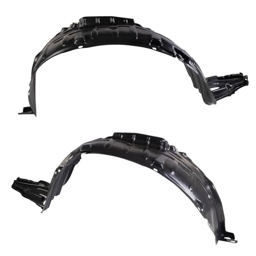 Image of TRQ Inner Fender Liner Set Compatible with 2000-2001 Nissan Altima NI1250110 NI1251110