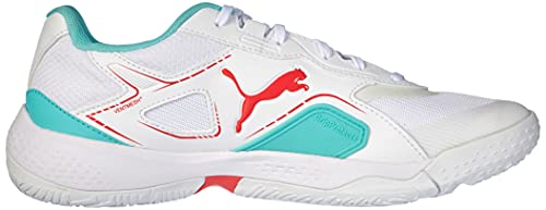 PUMA Unisex SOLARSTRIKE Indoor Court Shoe, PUMAWHT, 8 UK