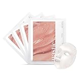 MASTINA White Mastic Collagen Face Sheet Mask (4 Pack), Korean Anti-Aging Treatment for Firming & Lifting, with Hyaluronic Acid for Deep Hydration, Visibly Plumps & Reduces Appearance of Sagging Skin