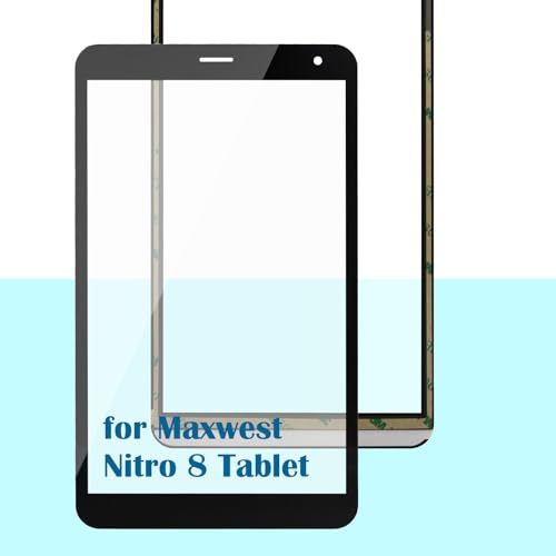SOINEED for Maxwest Nitro 8 Tablet Touch Screen Glass Panel Digitizer Replacement 8 inch Screen