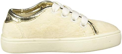 Carter's Girl's Ariana2 Sneaker, Light Khaki, 8 Toddler | Image 5