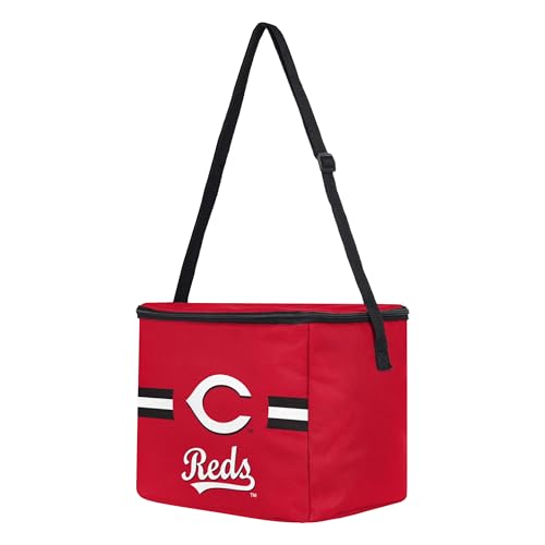Image of FOCO MLB Officially Licensed Primary Logo Team Stripe 6 or 12 Pack Soft Insulated Game Day Baseball Lunch Tote Cooler