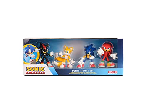 Comansi Sonic Collection Set (4 Figuren: Sonic, Shadow, Knuckles, Tails), Y90300